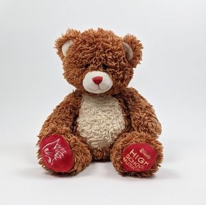 Build A Bear Disney's High School Musical BAB Brown Bear Red Nose Red Feet